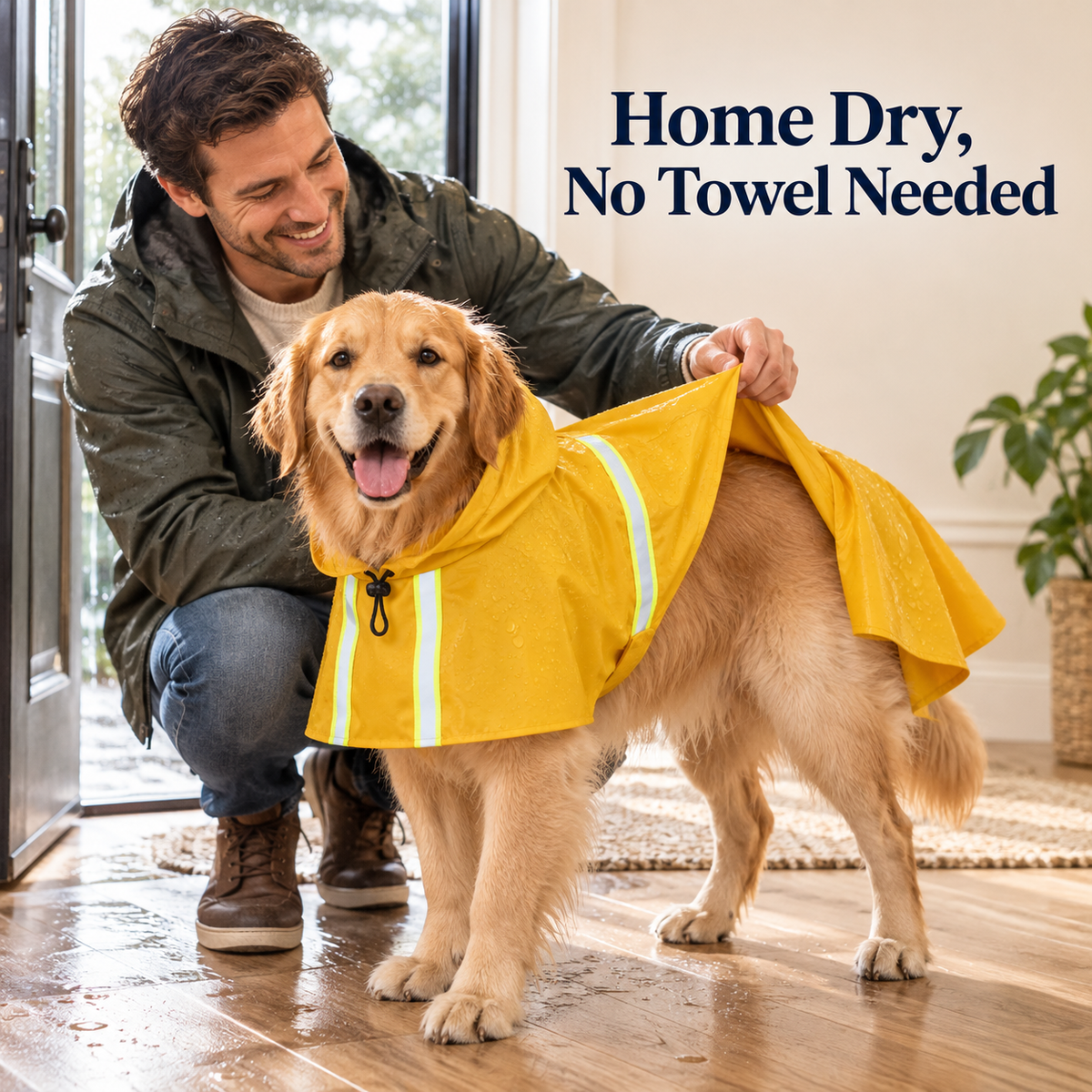 Puddle Pro Waterproof Dog Raincoat