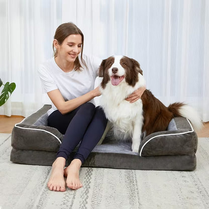 CloudPup-Bett mit Rand – Orthopädische Schaumstoffstütze