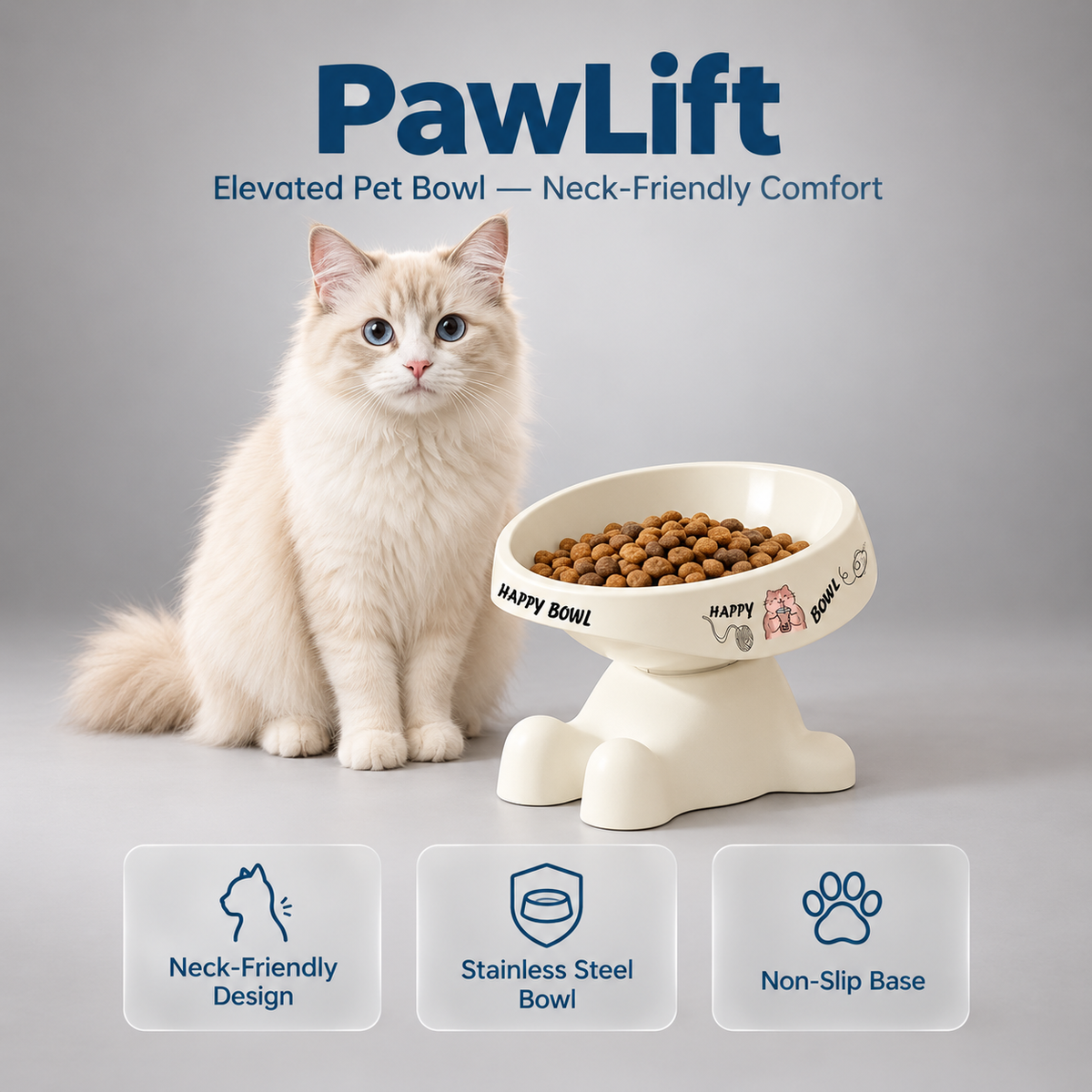 PawLift Elevated Pet Bowl