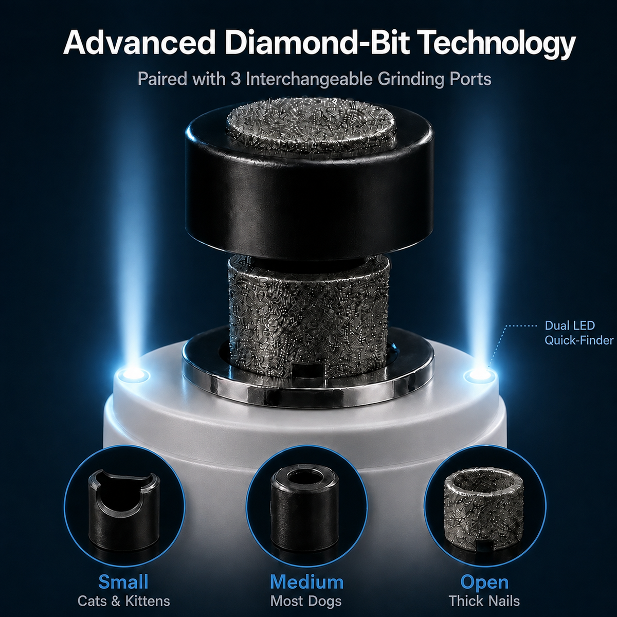 PawGlow — Advanced Pet Nail Grinder