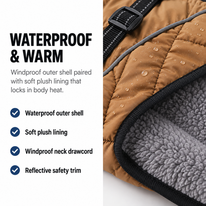 ThermaPaw Waterproof Winter Dog Jacket