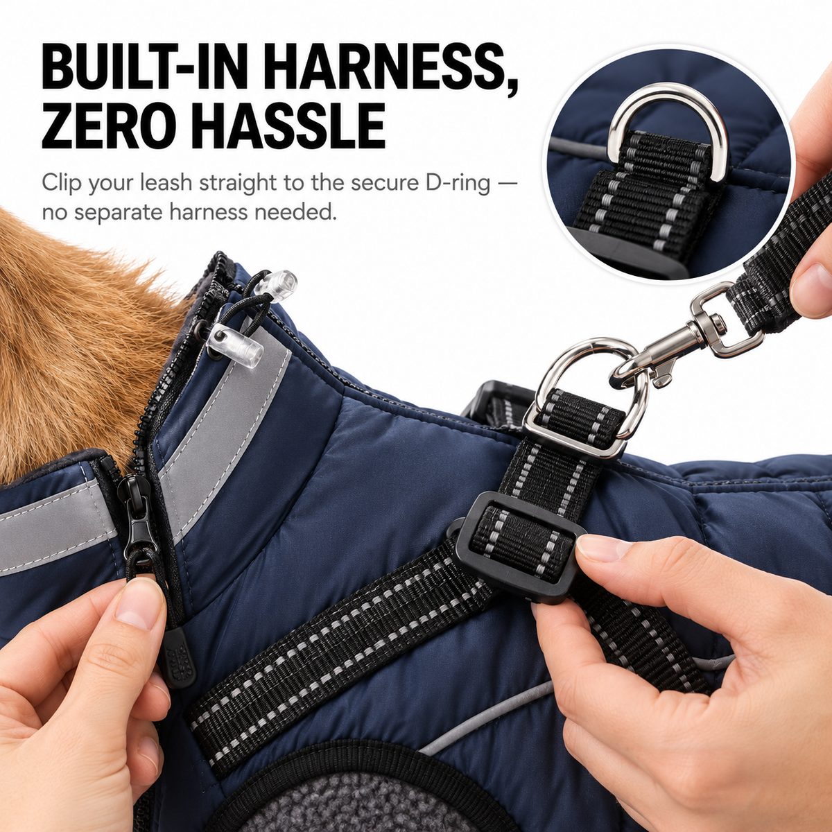 ThermaPaw Waterproof Winter Dog Jacket