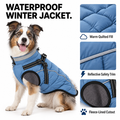 ThermaPaw Waterproof Winter Dog Jacket