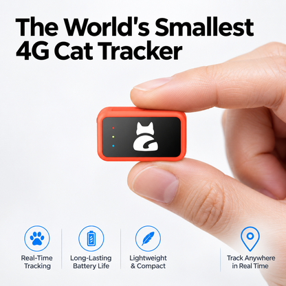 PurrTrace Mini 4G GPS Cat Tracker