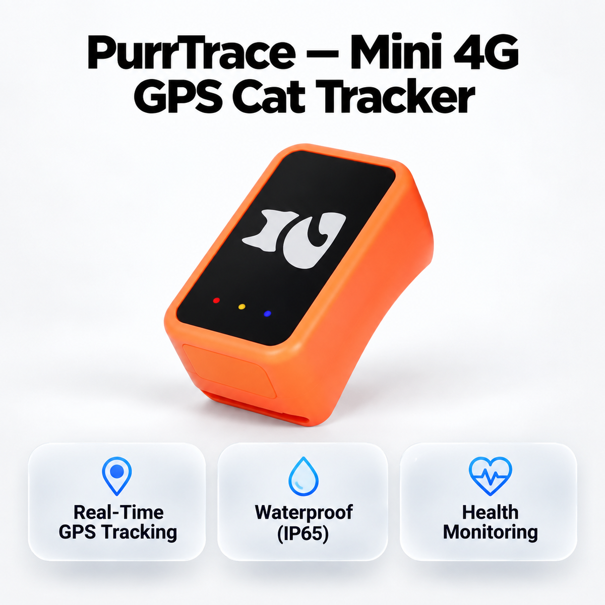 PurrTrace Mini 4G GPS Cat Tracker