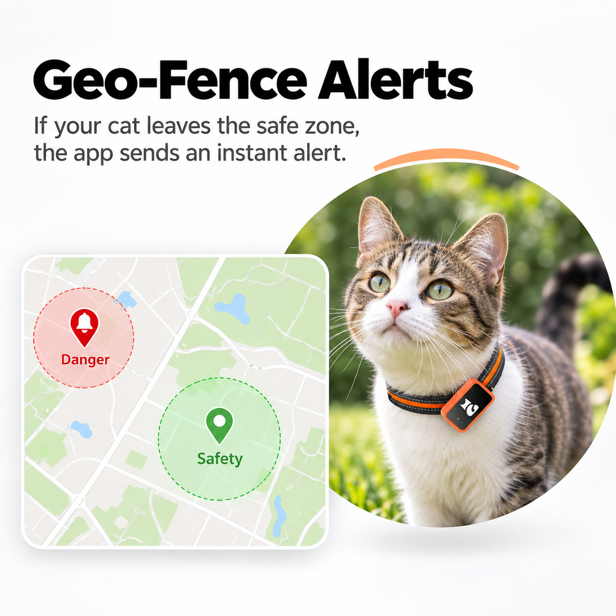 PurrTrace Mini 4G GPS Cat Tracker