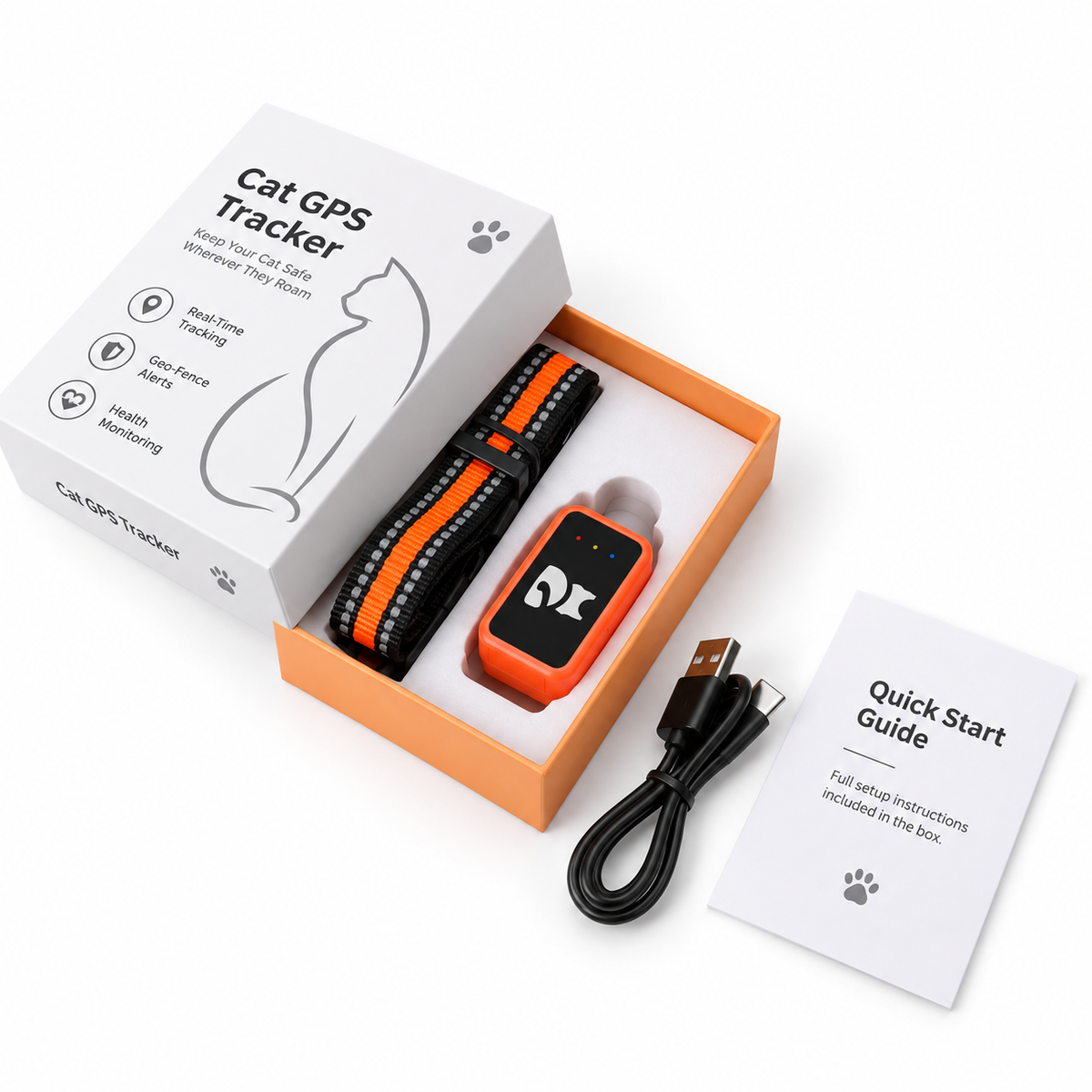 PurrTrace Mini 4G GPS Cat Tracker