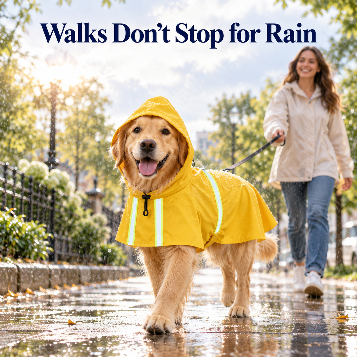 Puddle Pro Waterproof Dog Raincoat