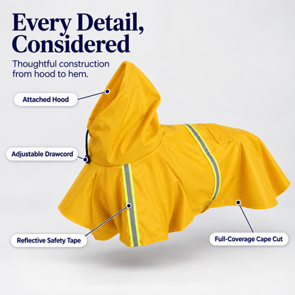 Puddle Pro Waterproof Dog Raincoat