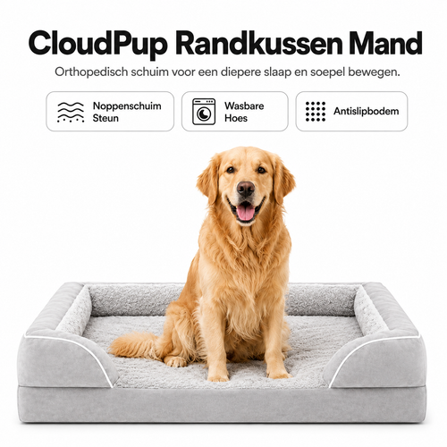 CloudPup Randkussen Mand – Orthopedische Schuimondersteuning