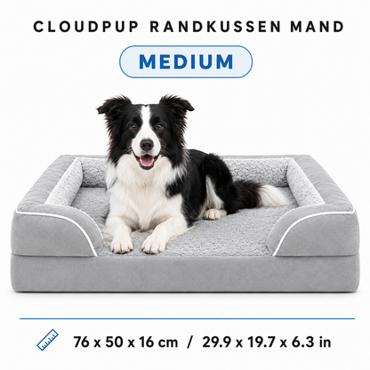 CloudPup Randkussen Mand – Orthopedische Schuimondersteuning