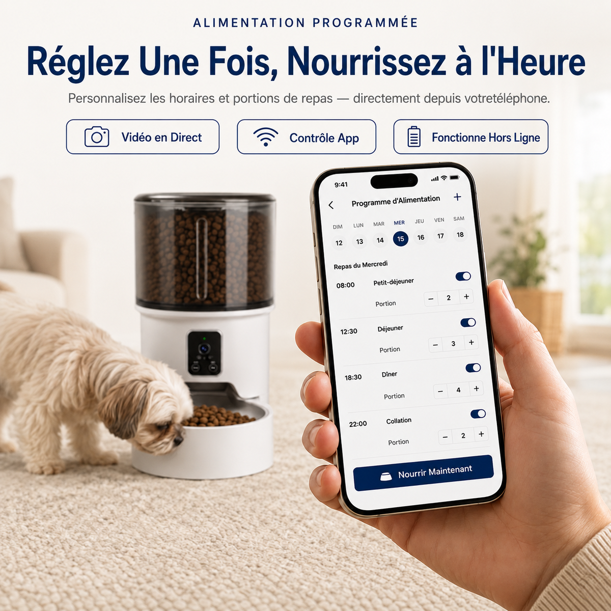 NestFeed – Distributeur Auto Intelligent