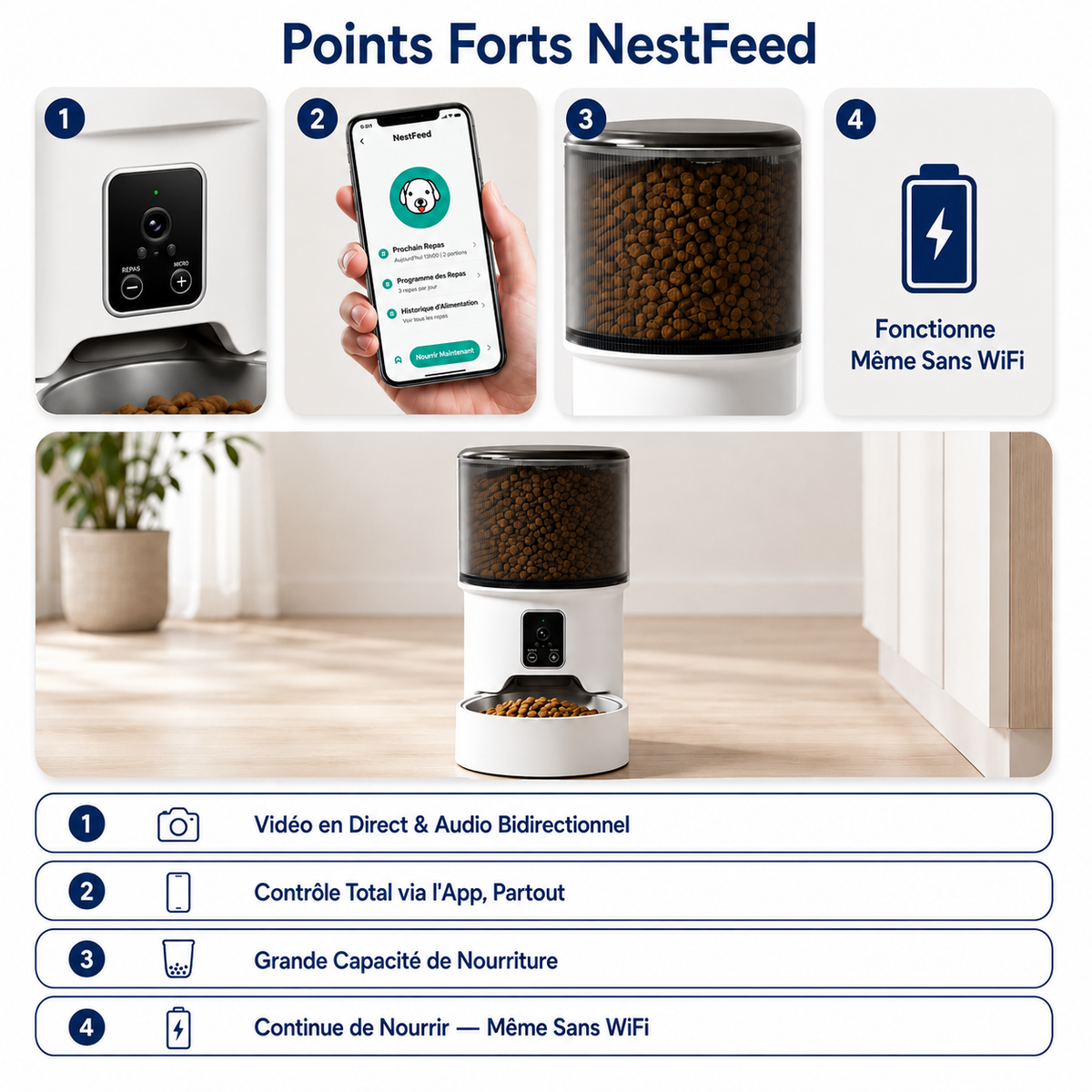NestFeed – Distributeur Auto Intelligent