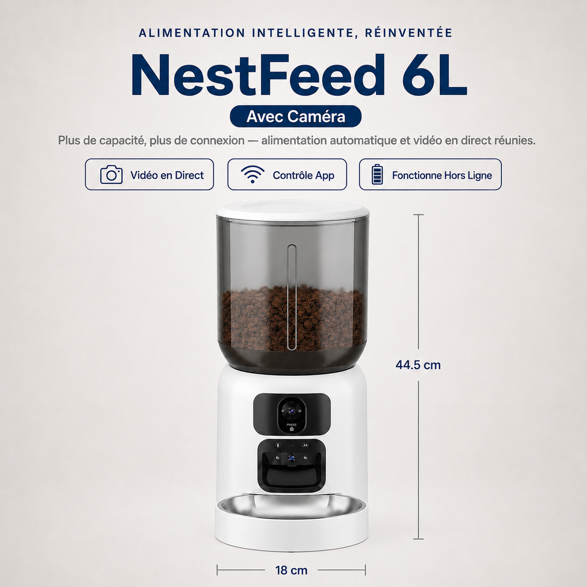 NestFeed – Distributeur Auto Intelligent