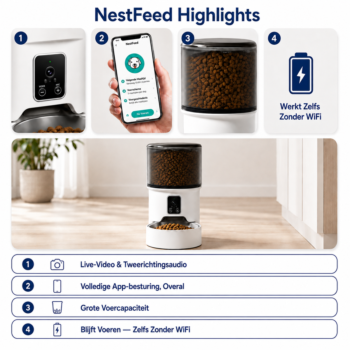 NestFeed – Slimme Voerautomaat