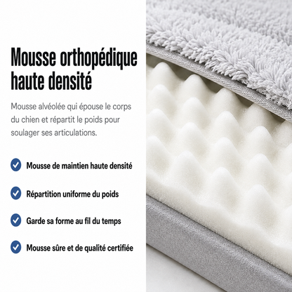 Lit à rebords CloudPup – Soutien en mousse orthopédique