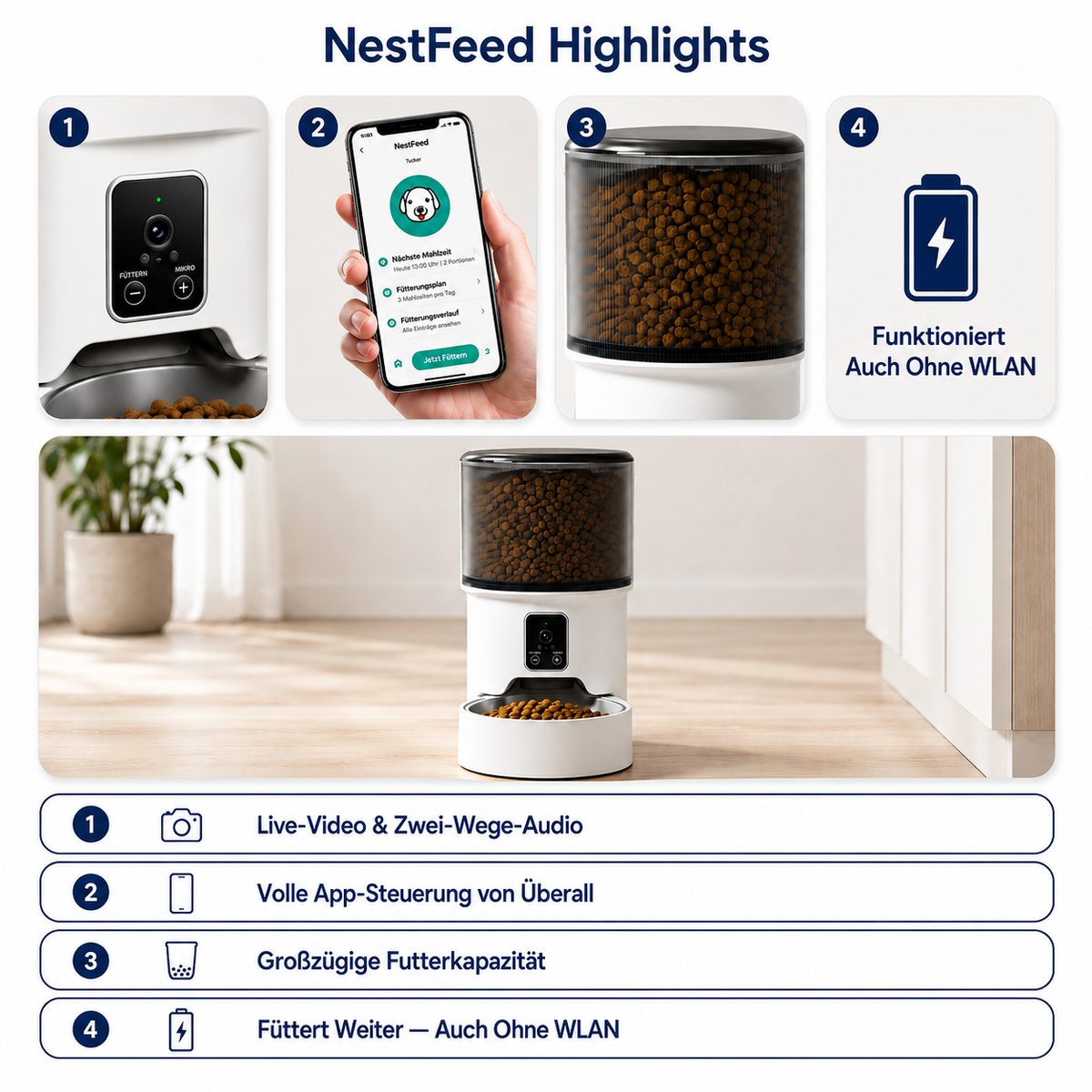 NestFeed – Smarter Futterautomat