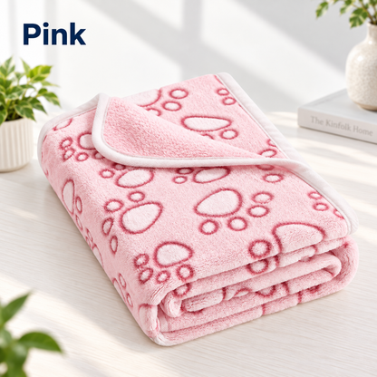 CozyPaw Fleece Ultra-Soft Pet Blanket