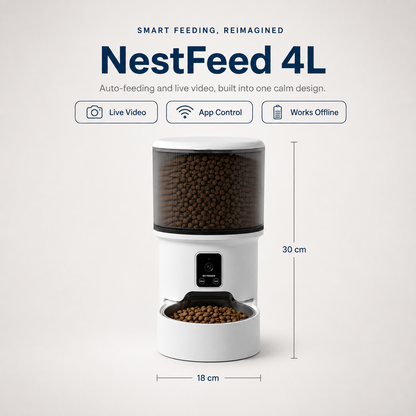 NestFeed – Smart Auto Pet Feeder with Camera