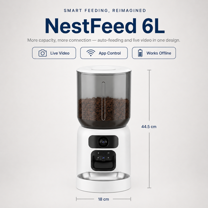 NestFeed – Smart Auto Pet Feeder with Camera