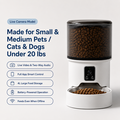 NestFeed – Smart Auto Pet Feeder with Camera