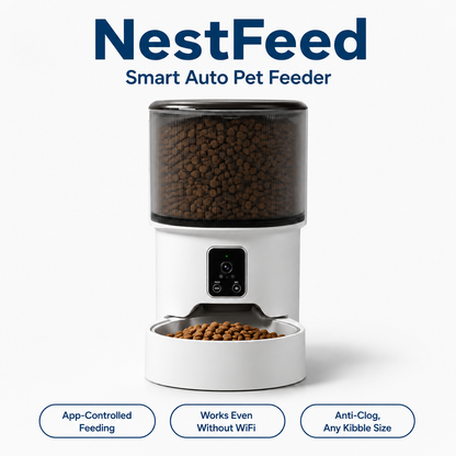 NestFeed – Smart Auto Pet Feeder with Camera