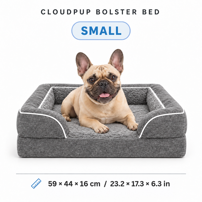 CloudPup Bolster Bed – Orthopedic Foam Support