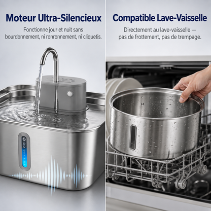 PureSip Fontaine à Eau Courante pour Chiens