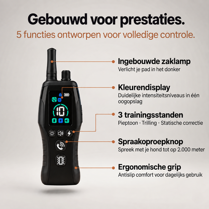 PawGuard – Hondentrainingshalsband met Afstandsbediening