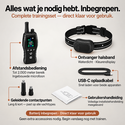 PawGuard – Hondentrainingshalsband met Afstandsbediening