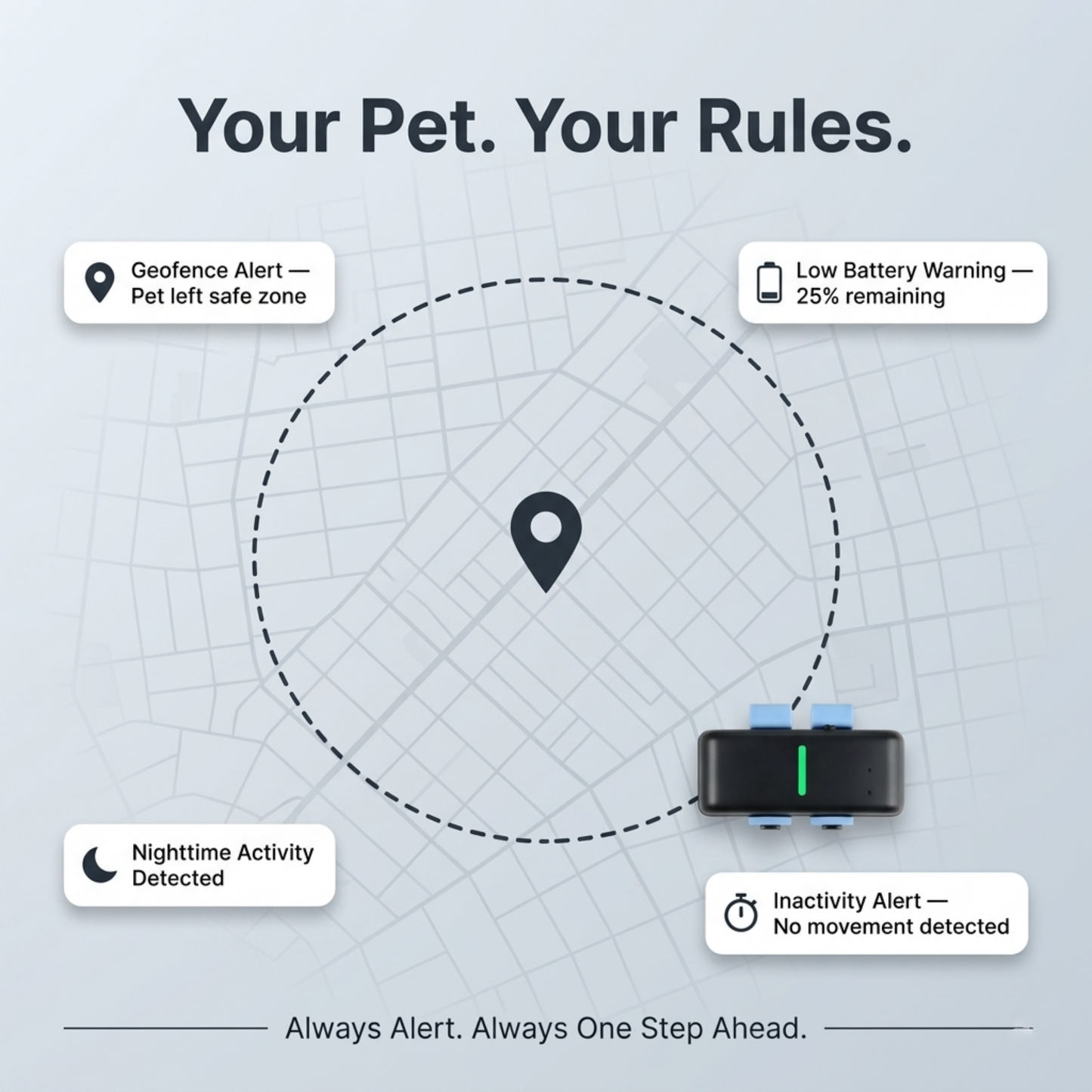 TailTag GPS Pet Tracker | Real-Time 4G with IP68 rating