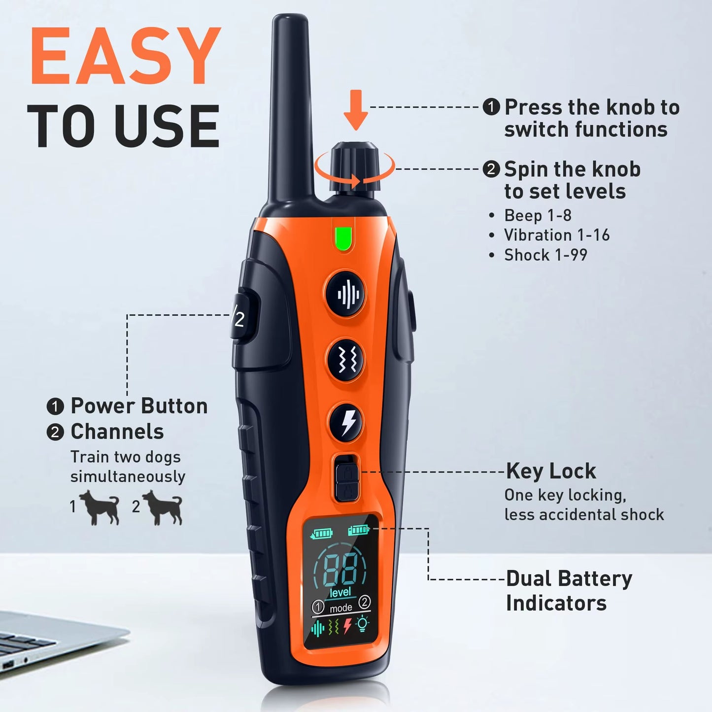 PawGuard Dog Training Collar with Remote – Shock & Vibration
