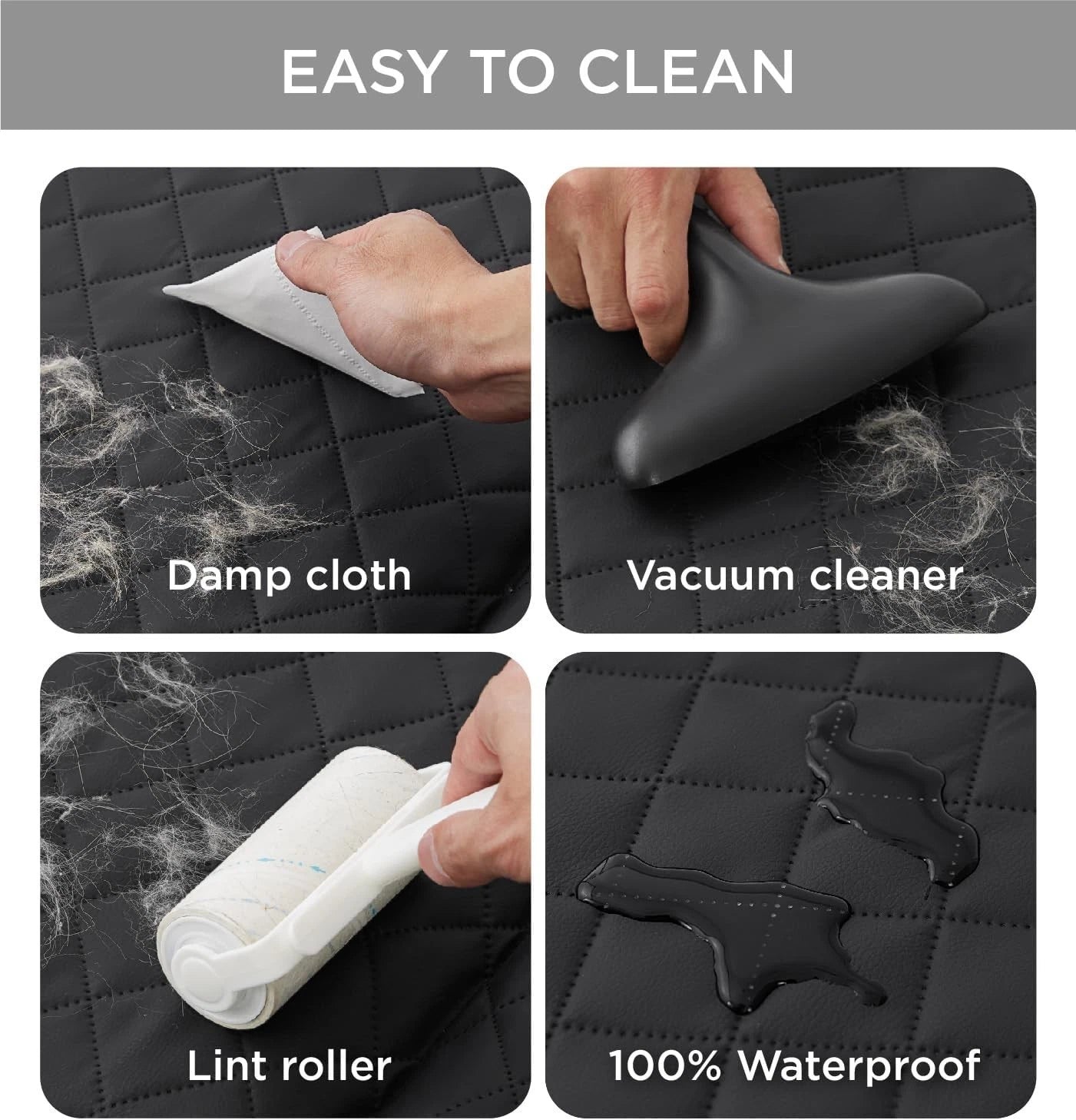 FurFort BackSeat Pro — Waterproof Dog Car Seat Cover & Hard Bottom Extender